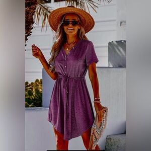 Cupshe Purple Mini Dress